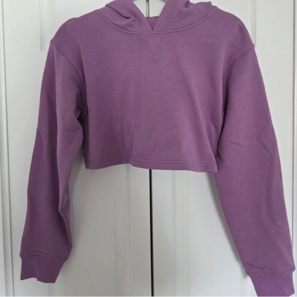 lululemon athletica Purple Cropped Hoodie